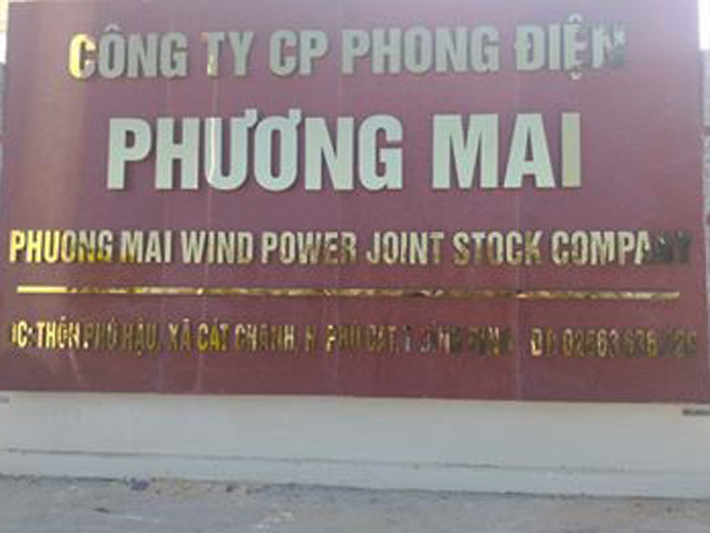 Công ty CP Phong Điện Phương Mai