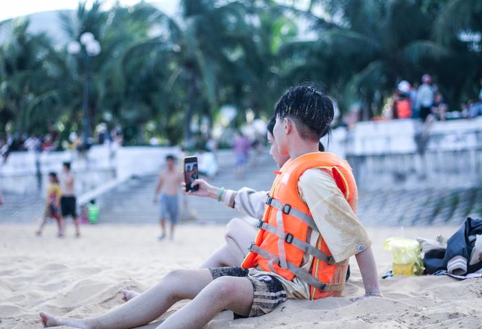 Biển Quy Nhơn đông đúc nhộn nhịp trong ngày đầu nghỉ lễ 2/9 4