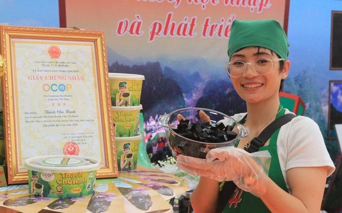 Cô giáo Tày làm món thạch đen OCOP 3 sao 0