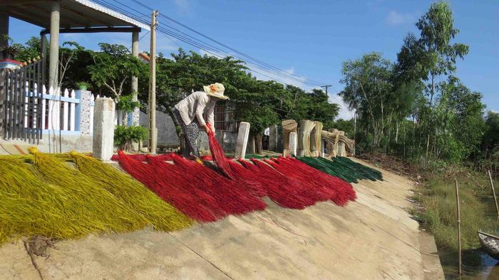 b1a4ba935fd1b68fefc0 Nghề cắt lác, đan chiếu hơn 100 năm bên đầm Ô Loan 14