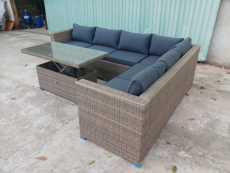 banghenhuagia2011 Bàn ghế nhựa giả mây