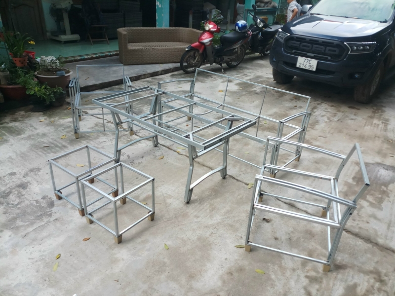 banghenhuagia2026 Bàn ghế nhựa giả mây