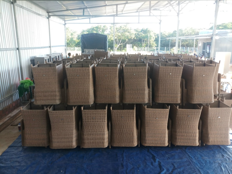 banghenhuagia2027 Bàn ghế nhựa giả mây