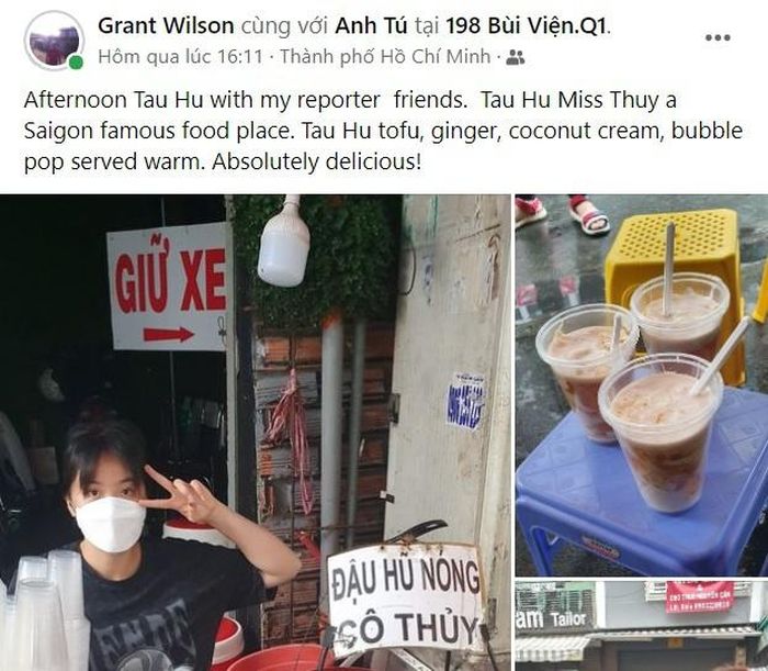 Ông Tây thích ăn đậu hũ nóng ở TP.HCM 13