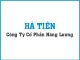 CÔNG TY CỔ PHẦN NĂNG LƯỢNG HÀ TIÊN