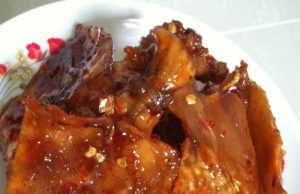 Mực ngào tỏi ớt