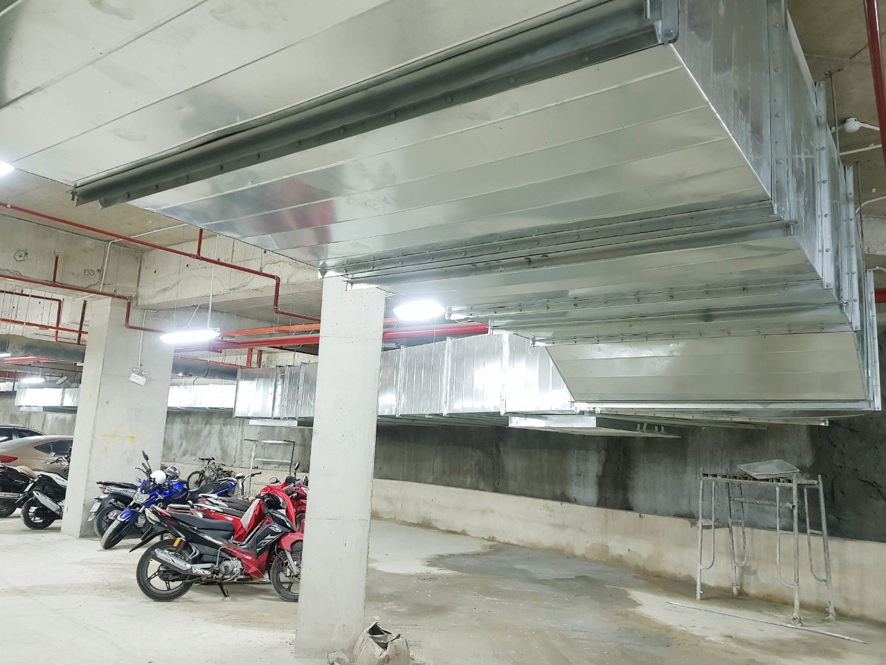 Thi công lắp đặt ống gió