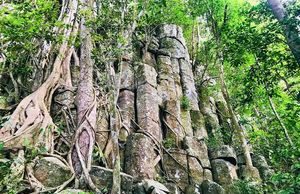 Độc đáo thành đá Tà Kơn giữa rừng Vĩnh Thạnh, Bình Định