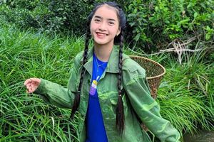 'Sơn nữ Ba Na' cực hót trên TikTok với các clip triệu view