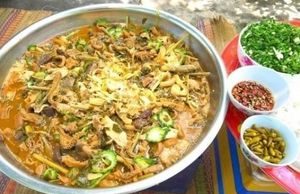 Món gié bò Bình Định thơm ngon, ăn một lần nhớ mãi