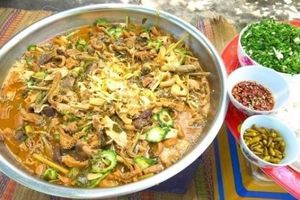 Món gié bò Bình Định thơm ngon, ăn một lần nhớ mãi