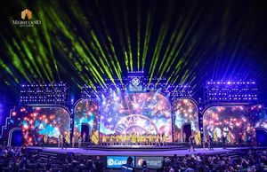Pháo hoa rực sáng trên ‘thành phố bán đảo’ MerryLand Quy Nhơn trong đêm chung kết Miss World Vietnam 2022