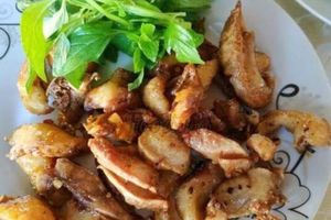 Món ăn từ gân cá ngừ, lạ lắm à nha!