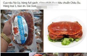 Sự thật lõi bò Úc, cua siêu gạch Na Uy giá rẻ bán đầy chợ